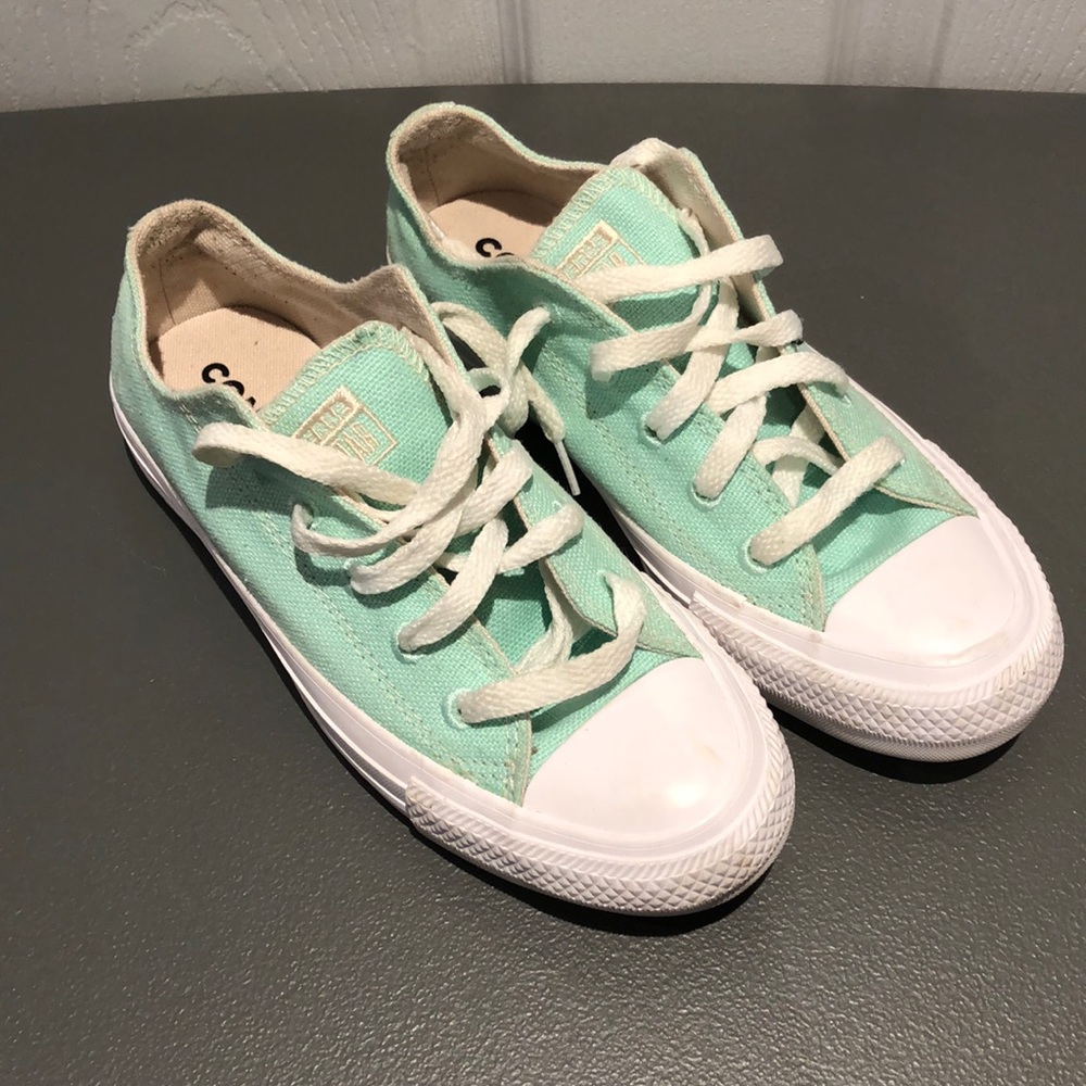All Star Converse | EUC Mint Green Women's Size 5 Low Tops